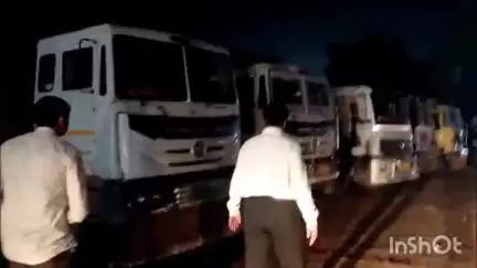 ચોટીલા: પ્રાંત અધિકારીઅે ચેકીંગ દરમિયાન ગેરકાયદેસર ખનીજ વહન કરતા ૭ ડમ્પર સહીત રૂપિયા ૨.૮૦ કરોડનો મુદ્દામાલ સીઝ કર્યો