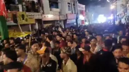 खंडवा नगर: मोहर्रम पर खंडवा में रात भर ताजिया विसर्जन जारी रहा
