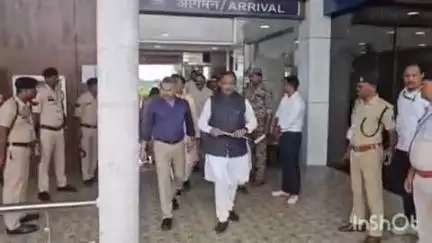 अंबिकापुर: बीजेपी के प्रशिक्षण शिविर के दूसरे दिन केंद्रीय मंत्री शिवराज सिंह चौहान दरिमा एयरपोर्ट पहुंचे