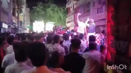 ताल: नगर में परंपरानुसार निकले ताजिये, पुलिस प्रशासन की चाक-चौबंद व्यवस्था
