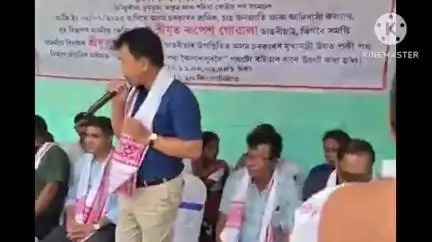 ডুমডুমা: কাকপথাৰত টঙনা তিনিআলিৰ পৰা কৈলাশপুৰ সংযোগী পথৰ শুভ উদ্বোধন কৰে বিধায়ক সুৰেন ফুকনে, উপস্থিত মন্ত্ৰী ৰূপেশ গোৱালা
