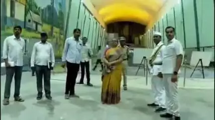 సిద్దిపేట అర్బన్: రంగనాయక సాగర్ పంప్ హౌస్, ప్రాజెక్టును పరిశీలించిన జిల్లా కలెక్టర్ హైమావతి
