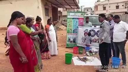 నర్సాపూర్: మున్సిపాలిటీలో తడి పొడి చెత్తపై ప్రజలకు అవగాహన కల్పించిన అధికారులు