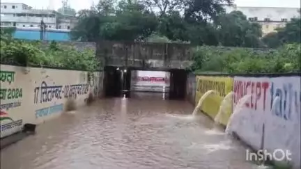 दुर्ग: भिलाई के अंडरब्रिजों में बारिश बनी दो दिनों से हो रहे बारिश से भिलाई नगर निगम के दावे फेल #jansamasya