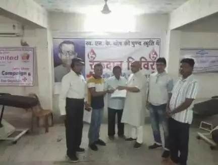 गोलमुरी-सह-जुगसलाई: स्वतंत्रता सेनानी एन.के. घोष की स्मृति में साकची में रक्तदान शिविर का आयोजन