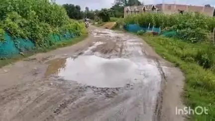 उधवा: पूर्वी उधवा दियारा पंचायत के बोतलूटोला घाट से अमानत बाजार तक जर्जर सड़क बनी जानलेवा, ग्रामीणो परेशान #jansamasya