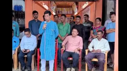 লংথরাই ভ্যালি: বামপন্থী ধর্মঘটের বিরুদ্ধে করমছড়ায় বিজেপির প্রতিবাদ সভা