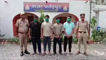 बेहट: पुलिस ने मुजफराबाद से चार अभियुक्तों को किया गिरफ्तार, जिन्होंने एक व्यक्ति के साथ मारपीट कर उसे घायल किया