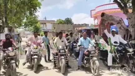 विद्यापति नगर: विद्यापति नगर में जदयू की साइकिल रैली में दिखा जोश, वोटर लिस्ट अपडेट कराने के लिए किया जागरूक