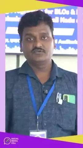 Listen to Goutam Dhaurey, a BLO from West Bengal, sharing his experience of two-days training programme organised by #ECI at #IIIDEM ✨