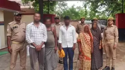 मिर्ज़ापुर: कोतवाली देहात पुलिस ने लोक शांति भंग और आगजनी के मामले में 5 अभियुक्तों को किया गिरफ्तार