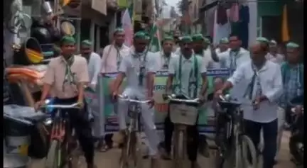 वारिसलीगंज: रेलवे स्टेशन परिसर से जदयू कार्यकर्ताओं ने निकाली साइकिल रैली, मतदाता सूची पुनरीक्षण अभियान को सफल बनाने की अपील
