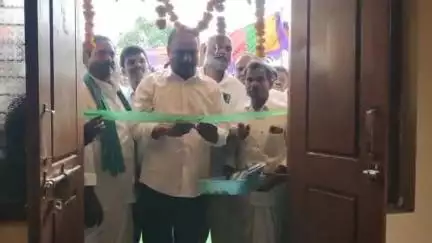 నిర్మల్: మామడ మండలం ఆరేపల్లి గ్రామంలో రూ. 20 లక్షల నిర్మించిన నూతన  గ్రామపంచాయతీ భవనాన్ని ప్రారంభించిన ఎమ్మెల్యే మహేశ్వర్ రెడ్డి