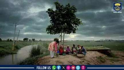 अगर आकाश से गिर रही हो बिजली, तो सावधानी ही सुरक्षा है ! 
पेड़ या झोपड़ी से 100 फीट दूर रहें।