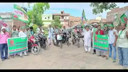 बेन: मतदाताओं को जागरूक करने के लिए जदयू ने बेन प्रखंड में निकाली साइकिल रैली