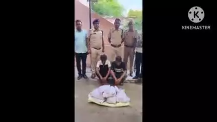 भिवानी: भिवानी बस स्टैंड के पीछे पुलिस ने दो लोगों को 8 किलो 40 ग्राम गांजे के साथ गिरफ्तार किया