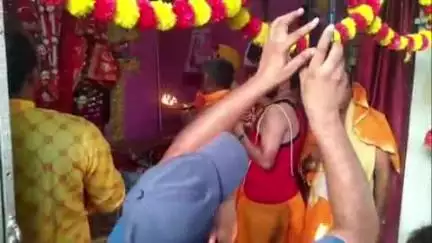 राजगीर: राजगीर के देवी स्थान मंदिर में पारंपरिक श्रद्धा के साथ आषाढ़ी पूजा संपन्न