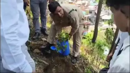चम्बा: राजकीय उत्कृष्ट बाल माध्यमिक विद्यालय चंबा की ओर से 'एक पेड़ मां के नाम' कार्यक्रम के अंतर्गत पौधारोपण का आयोजन