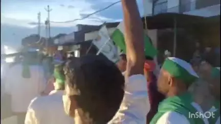 चायल: कोईलहा, काजीपुर में भारतीय किसान यूनियन टिकैत गुट के राष्ट्रीय अध्यक्ष राकेश टिकैत का हुआ आगमन