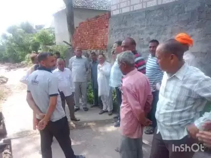 बल्दवाड़ा: पवन ठाकुर ने आपदा प्रभावित क्षेत्रों का दौरा किया