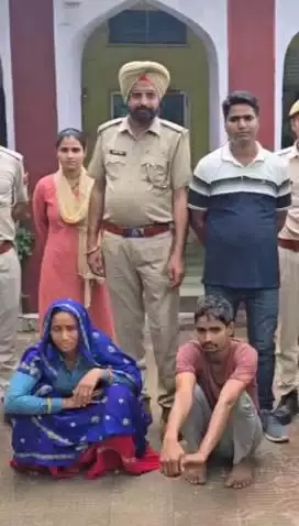 पुलिस ने ब्लाइंड मर्डर का किया खुलासा, पति-पत्नी ने मिलकर की थी हत्या