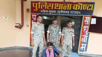 सुकमा: कोंटा पुलिस ने शहीद एएसपी आकाश राव गिरपुंजे की ब्लास्ट घटना में शामिल एक नक्सली को किया गिरफ्तार