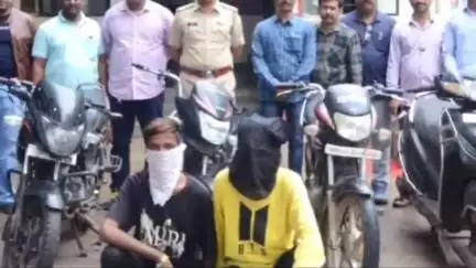 झेंडा चौक परिसरातून दुचाकी चोरी करणाऱ्या दोन आरोपींना मुकुंदवाडी पोलिसांनी केली अटक; 7 दुचाकी केल्या जप्त
