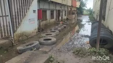 विदिशा नगर: नाना के बाग, सांची रोड पर जलभराव से लोग परेशान