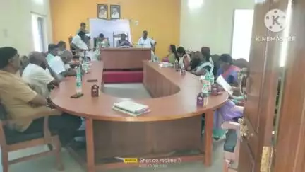 நாட்றாம்பள்ளி: பேரூராட்சி மன்ற அலுவலக கூட்ட அரங்கில் பேரூராட்சி மன்ற சாதாரண கூட்டம்