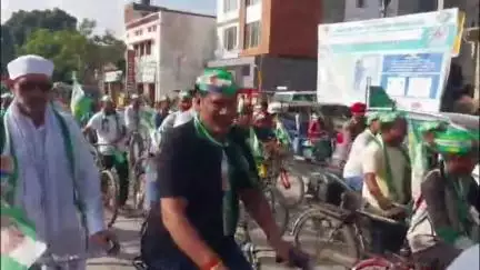 बक्सर: बक्सर में जदयू ने निकाली साइकिल रैली, मतदाता सत्यापन के लिए किया जागरूक