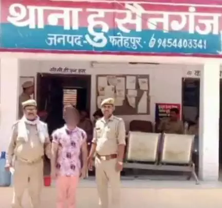 फतेहपुर: हुसैनगंज पुलिस ने शातिर चोर को किया गिरफ्तार, चोरी की बकरी हुई बरामद