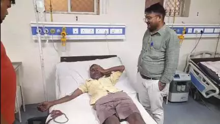 बरही: पिपरिया कला में खेत पर काम करते किसान को जहरीले सांप ने काटा, बरही अस्पताल में भर्ती