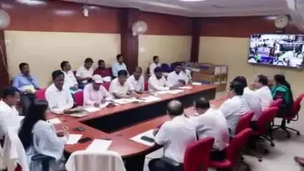 ବଡଚଣା: ଜିଲ୍ଲାରେ ସମ୍ଭାବ୍ୟ ବନ୍ୟାକୁ ଦୃଷ୍ଟିରେ ରଖି ଜିଲ୍ଲା ପ୍ରଶାସନ ପକ୍ଷରୁ ଯାଜପୁର ଟାଉନ କାର୍ଯ୍ୟାଳୟରେ ପ୍ରସ୍ତୁତି ବୈଠକ ଅନୁଷ୍ଠିତ