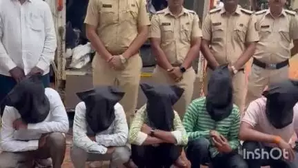 राहुरी: अपघातग्रस्त ट्रकचे टायर आणि साहित्य चोरणारी राहुरी तालुक्यातील टोळी एमआयडीसी पोलिसांनी पकडली