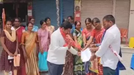 తిప్పర్తి: మండల కేంద్రంలో సిఐటియు, డివైఎఫ్ఐ ఆధ్వర్యంలో జీవో నెంబర్ 282 ప్రతులు దగ్ధం