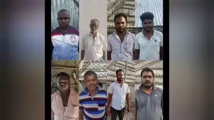 காரியமங்கலம்: பொன்னேரி  நெடுஞ்சாலை பகுதியில் சட்டவிரோதமாக டீசல் திருடி  விற்ற 8 பேர் கைது 415 லிட்டர் டீசல் பறிமுதல்