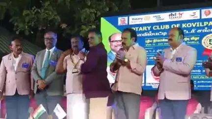 கோவில்பட்டி: ரோட்டரி சங்கம் 50வது ஆண்டு விழா மற்றும் புதிய நிர்வாகிகள் பதவியேற்பு