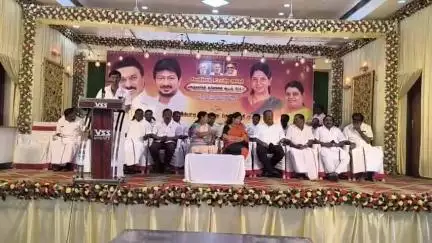 கோவில்பட்டி: கதிரேசன் கோவில் சாலையில் தனியார் திருமண மண்டபத்தில் திமுக பாக முகவர்கள் கூட்டம் அமைச்சர் எம் பி பங்கேற்பு