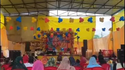 ब्यावरा: ब्यावरा शहर के मंशापूर्ण वैष्णोंदेवी मंदिर में चल रही श्रीमद् भागवत कथा का कल समापन
