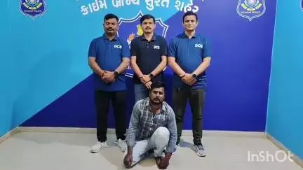 અડાજણ: સૂરત:નર્મદા આમલેઠામાં એન.ડી.પી.એસ.ના ગુનામાં વોન્ટેડ રીઢા આરોપીને ઝડપી પાડતી સુરત શહેર ક્રાઈમ બ્રાંચ