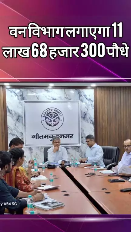 दादरी: वन विभाग ने कलेक्ट्रेट सभागार में बैठक में लिया निर्णय, लगाएगा 11 लाख 68 हजार 300 पौधे
