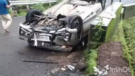 कर्जत: नेरळ माथेरान घाटात तेलंगणा येथील वाहनाला अपघात
पाच जखमी