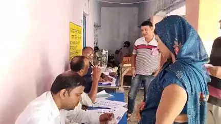 सिसवन: सिसवन में 38% मतदाताओं ने अपने मताधिकार का प्रयोग किया