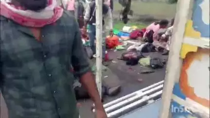 रायसेन: धान लगाने जा रहे मजदूरों से भरी पिकअप पलटी, 28 घायल, 10 गंभीर, 4 भोपाल रेफर