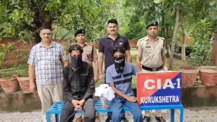 थानेसर: पुलिस नाका तोड़ने और थाना प्रभारी की गाड़ी को टक्कर मारने के मामले में दो आरोपी गिरफ्तार, देशी कट्टा व जिंदा रौंद बरामद