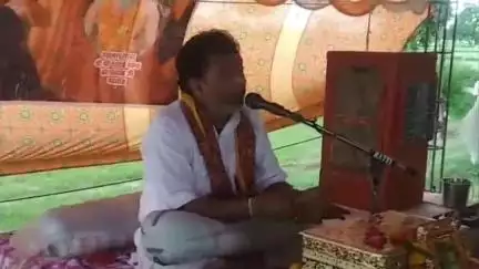 पोरसा: पंचमुखी हनुमान मंदिर में आचार्य जी ने कहा, भगवान श्रीराम ने बाल्यावस्था में ऋषियों के यज्ञ की रक्षा की