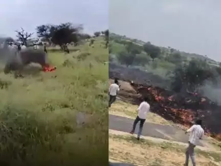 राजस्थान के चुरू में क्रैश हुआ भारतीय वायुसेना का लड़ाकू विमान, मलबे से एक शव के मिलने की जानकारी