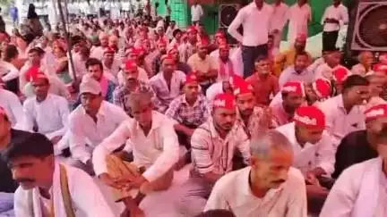 लखीमपुर: विलोबी मैदान में सपा का धरना, 6 सूत्रीय मांगों को लेकर प्रदर्शन, बिजली, शिक्षा, खाद और बाढ़ समस्याओं पर सरकार को घेरा
