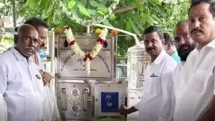 బనగానపల్లెలో మినరల్ వాటర్ ప్లాంట్ ను ప్రారంభించిన మంత్రి బీసీ జనార్దన్ సోదరుడు మాజీ సర్పంచ్ రాజారెడ్డి