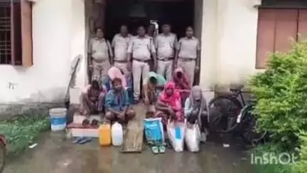 ଚମ୍ପୁଆ: ଚମ୍ପୁଆ ଅବକାରୀ ବିଭାଗର ବିଭିନ୍ନ ଗାଁ ରେ ଚଢାଉ ସାତ ଗିରଫ